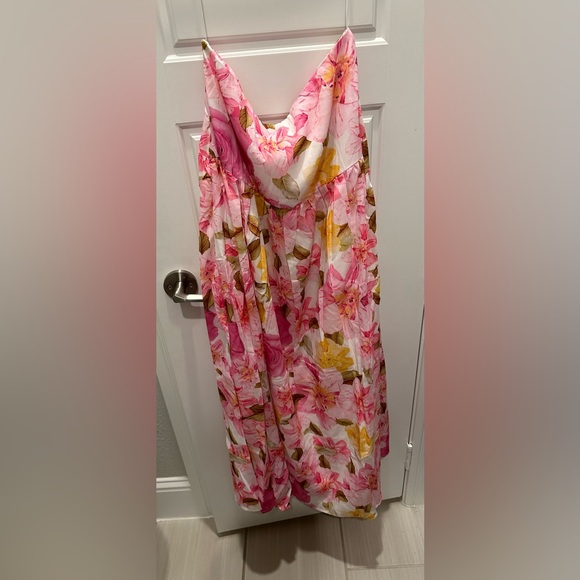 Billy J: Jane Top & Maxi Skirt Set - Pink Floral - Picture 4 of 7